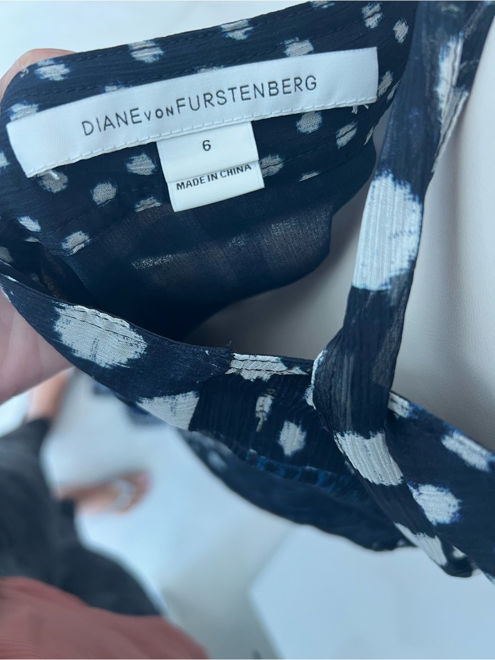 Diane Von Furstenberg DVF Chiffon Apron Maxi Dress Size 6 Resort 2016 - Picture 3 of 4